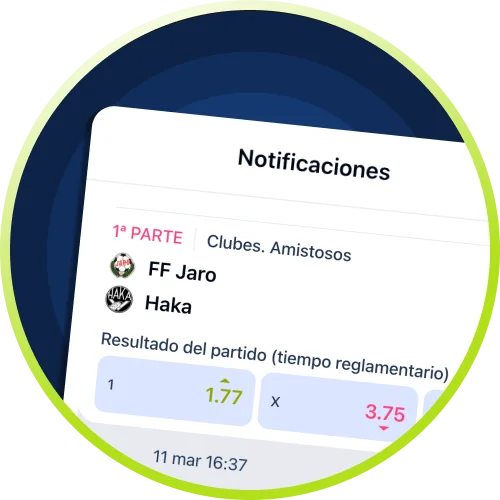 Recibe el estado de tus apuestas en JugaBet.