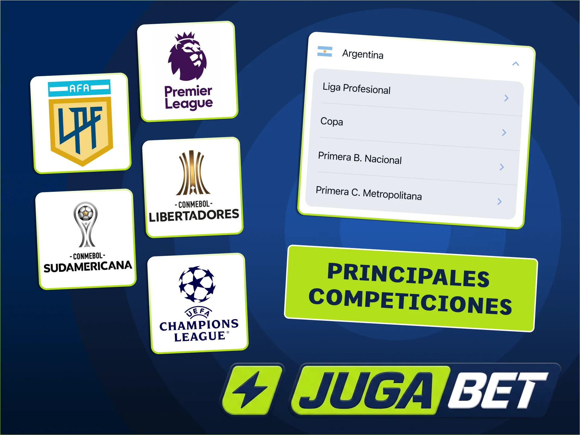 Viví la pasión de la Liga Profesional en JugaBet.