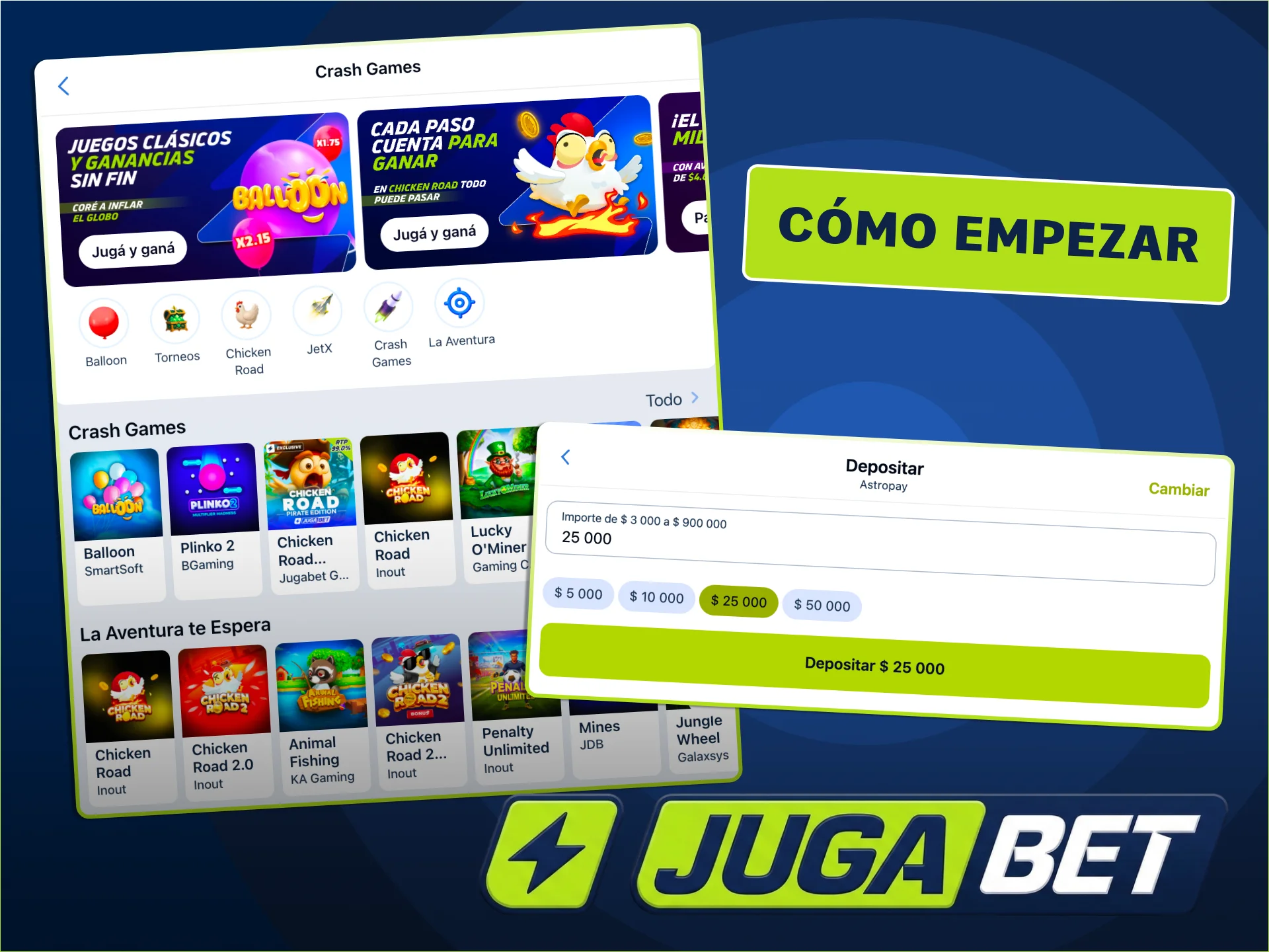 Empezá a ganar en los juegos instantáneos de JugaBet.