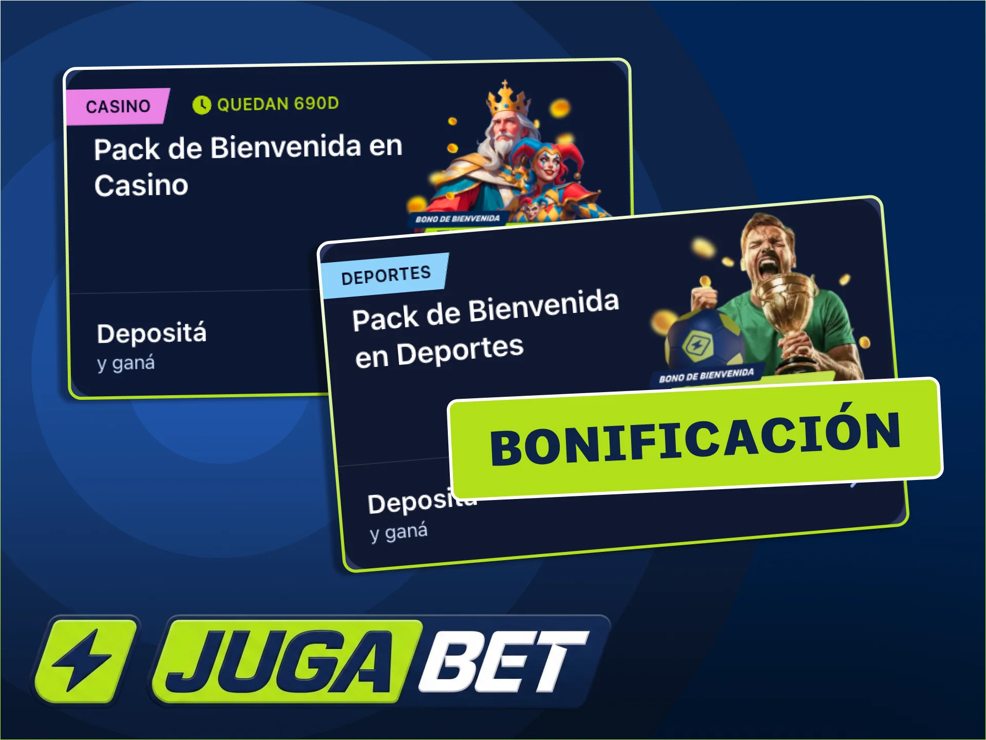 Duplica tu primer depósito hoy en JugaBet.