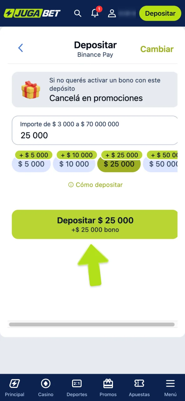 Elige tu método de pago favorito en JugaBet.