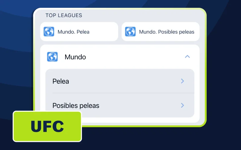 Gana con los eventos estelares de UFC en JugaBet.